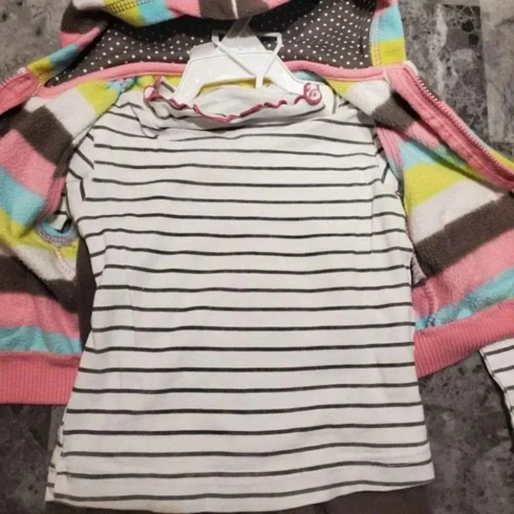 9m 3 piece Fleece Vest, Skirt, and Fleece pants set